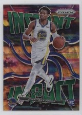2021-22 Panini Prizm Instant Impact Green Wave Prizm Jonathan Kuminga #7 00jj