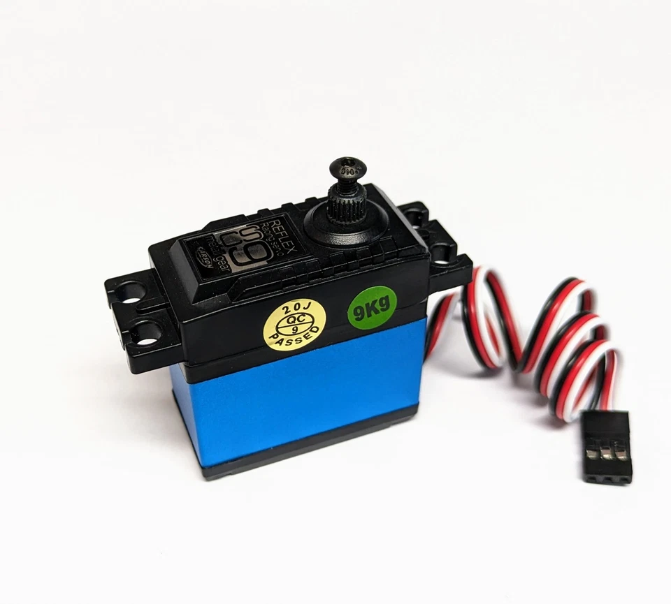 Carson Reflex CS-9 Servo Waterproof MG JR 9kg 500502042 0,1 sec/60°/6V CVR® - Bild 2 von 2