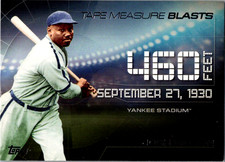 2015 Topps Update Tape Measure Blasts Josh Gibson Homestead Grays #TMB-15