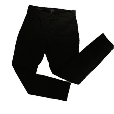NYDJ Alina Legging Denim Jeans Women's Size 6 (30x31) Black Lift-Tuck Technology