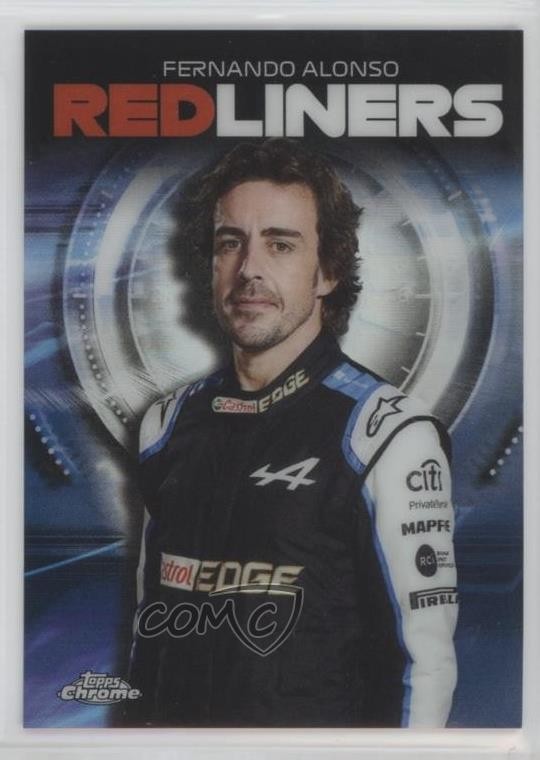2021 Topps Chrome Formula 1 Redliners Max Out Fernando Alonso #RL-6 1d59
