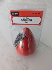 Du-Bro 3" Dia. Spinner Red Cat. No. 298