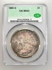 1885-O Morgan Silver Dollar CACG MS63 Beautiful Toning!!!