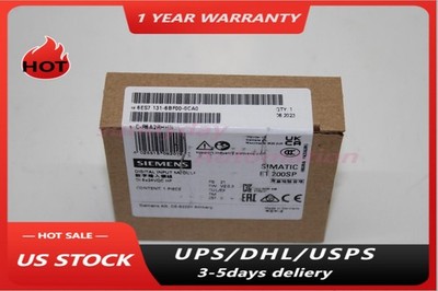 New Siemens 6ES7131-6BF00-0CA0 6ES7131-6BF00-0CA0 ET 200SP digital input module