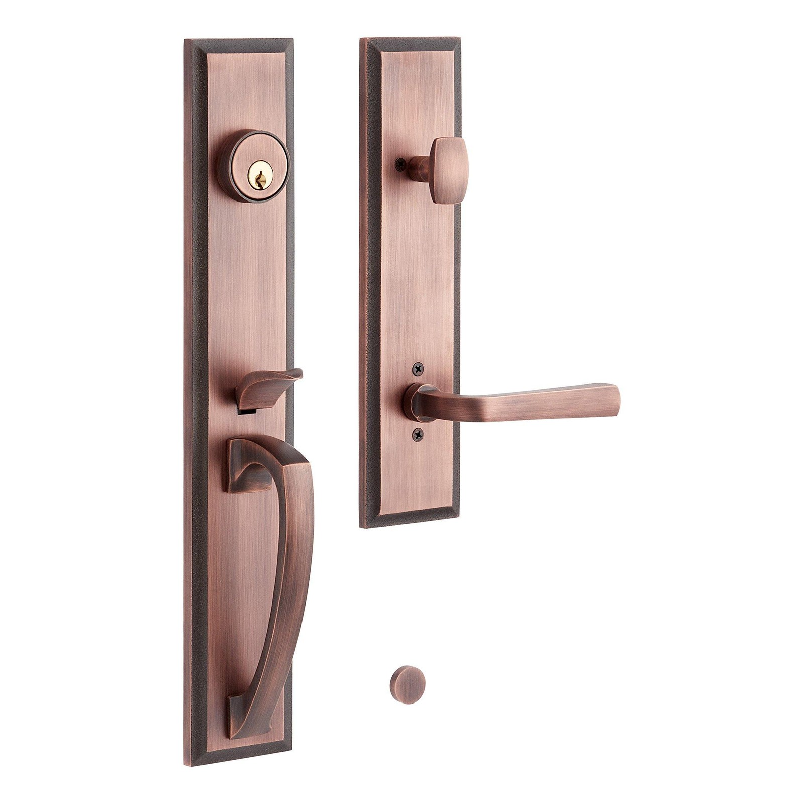 Signature Hardware 552085ORB MNG-EXTR-5002- Brass Entry Door Set - Left Hand - 21890₽