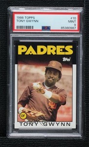 1986 Topps Tony Gwynn #10 PSA 9 MINT HOF