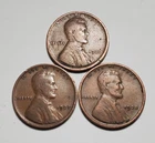 1920 P 1927 P 1928 P LINCOLN WHEAT PENNY 3 COIN SET #C10736