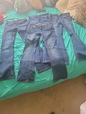 3 Pairs Aeropostale Chelsea Boot Cut Women's Jeans Size 1/2 And 1 Pair Rue 21
