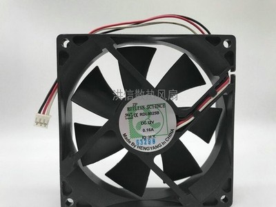 RUILIAN RDL9025B 12V 0.16A 90*25MM 90mm 3-wire silent axial cooling fan 3pin #iv