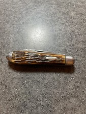 1868-1940 Keen Kutter EC Simmons 6559 Swell-Center Jack 2 Blade Stag Knife