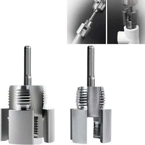 2pcs Strumento di Filettatura per Tubi Interno ed Esterno Integrato,Kit Filettatrice per Tubi in PVC - Foto 7 di 8