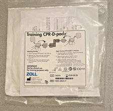 New ZOLL AED Plus Training CPR-D-pads Pads 8900-0804-01 Exp 08/2028
