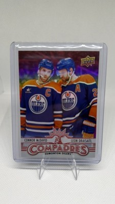 2025 Upper Deck Series 1 Compadres Red 27/199 Connor McDavid Leon Draisaitl CM-2