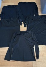 Lot Of 5 Men Ballroom Dance Latin Practice Shirts Size S/M Salsa Tango