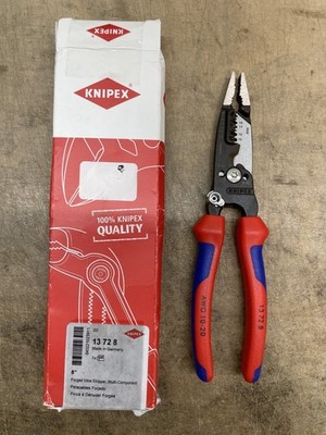 Knipex 13 72 8 8'' Forged Wire Stripper, Multi-Component 10-20 AWG
