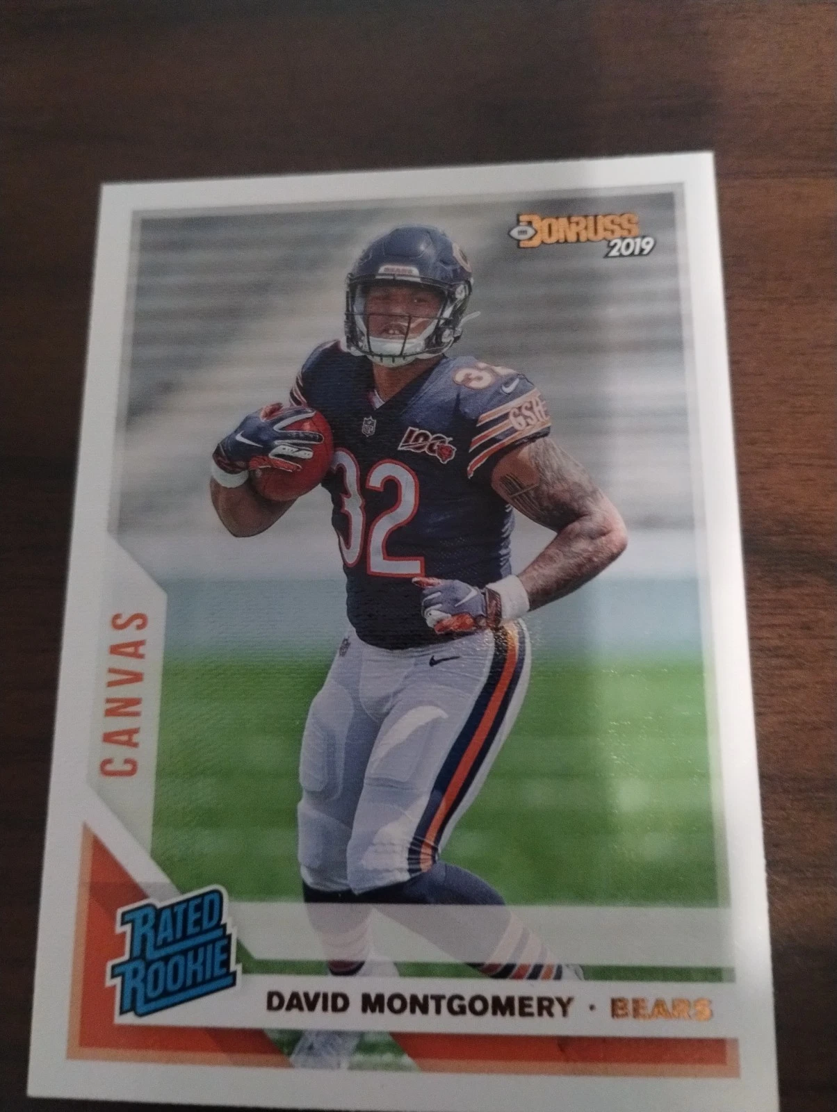 2019 Panini Donruss - Rated Rookie David Montgomery #311 Canvas (RC)