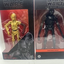 Hasbro C-3PO Star Wars The Black Series Actionfigur Droide Set K-2SO neue Roboter