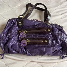   Final Price Drop  ANNA SUI Purple Handbag with Zipper Pocket