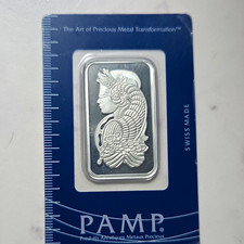 PAMP Suisse Platinum Bar 1 oz 0.9995 Fine in Assay Card - Total 1 oz 1975.00 per troy oz