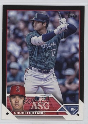 2023 Topps Update 2023 All-Star Game Black 30/299 Shohei Ohtani #ASG-6 0d94