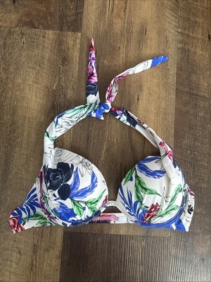 Hapari Women's Petunia Pop Luxe Bikini Top Multicolor Large