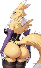 Renamon from Digimon Vinyl Car Decal Sticker 7" Weatherproof