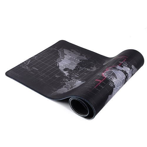 Large Non-Slip Foldable Laptop Computer Gaming Keyboard World Map Mouse Desk Pad - Photo 2/12