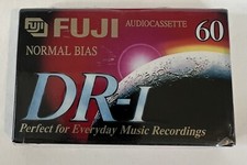 FUJI DR-I Normal Bias 60 Min Blank Audio Cassette Tape Type I, Sealed