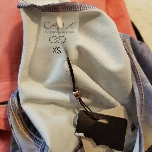 Neu mit Etikett Calia Tanktop XS Racerback Träger Galaxy abstrakter Druck neu lavendelblau - Bild 7 von 8