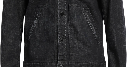 DSQUARED2 -Men's Black Cotton Rhinestone Pockets Designer Denim Jacket UK38 BNWT - Picture 4 of 24