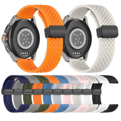 22mm Silicone Strap Magnetic Buckle Wristwatch Band For Mi Watch S4 Sports  Watch