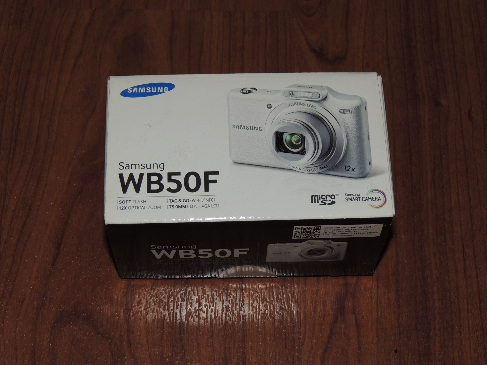 Samsung WB Series WB50F 16.2MP Digital Camera Black for sale online