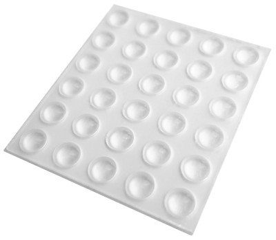 30 Mini Klar Selbstklebend Gewölbte Stoßstange Gummifüße für Untersetzer, Glas, Handwerk