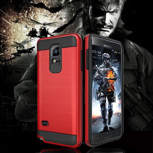 Für Galaxy Note 4 Handyhülle Slim Stoßfest Gebürstet Armor Cover Samsung Note4 - Bild 6 von 8