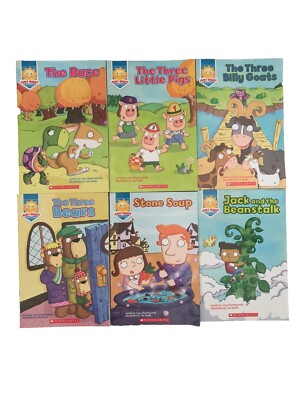 Lot Of 6 Scholastic Just Right Readers | Levels D, E & F