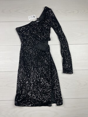 Windsor Little Black Sequin Dress Size Small NWT