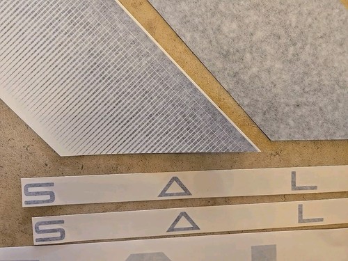 Saleen Black oem 94-98 stripes decals NOS decals - Picture 3 of 3