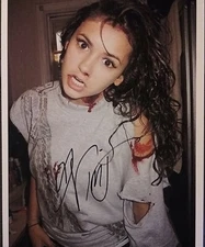 Nina Dobrev signed 8x10