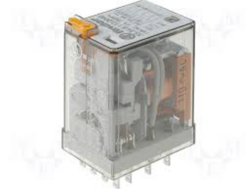 RELE' INDUSTRIALE 4 CONTATTI 7A CON BOBINA 24V AC FINDER 55.34.8.024.0040