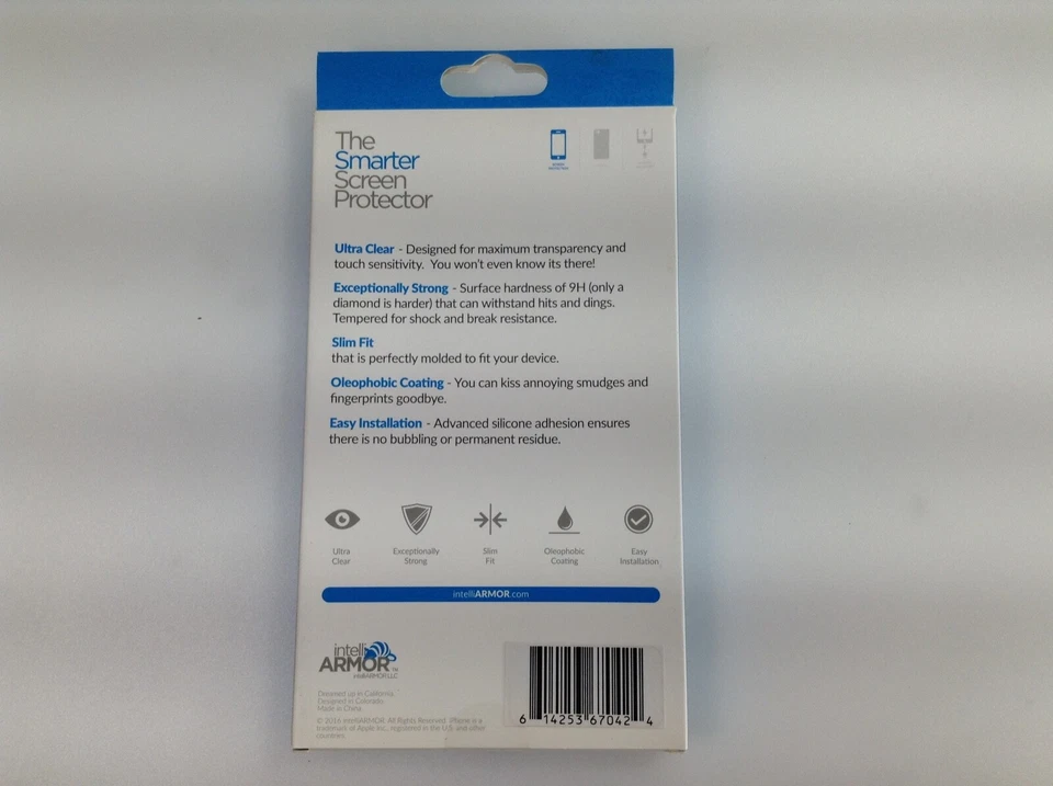 Intelli ARMOR GlassPro Smarter Screen Protector for iPhone 7 Plus. White - Image 3 of 3