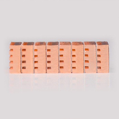 8pcs/Set Copper Heat Sink Adhesive Back Computer Cooler Memory IC Chip Cooling - Afbeelding 7 van 12