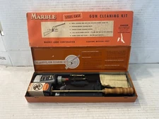 1950’s/ 60’s MARBLE Gun Cleaning Kit W/ Sleeve : W/ Gun Oil :Incomplete B142