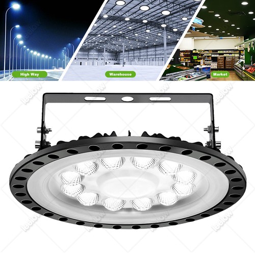 50W-500W UFO LED Hallenbeleuchtung Hallenstrahler Hallenleuchte Industrielampe - Bild 223 von 280