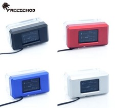 FreezeMod Water Temperature Meter  Flow Meter VA Display Cooling System Monitor