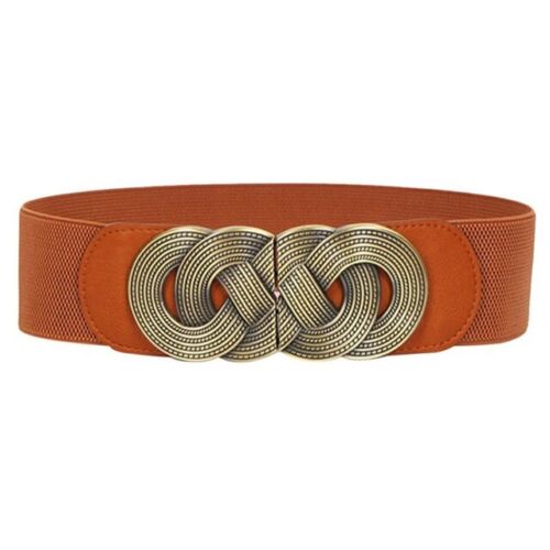 Wide Elastic Waist Belt Ladies Fashion Cinch Stretchy Stylish Dress Waistband - Picture 9 of 14
