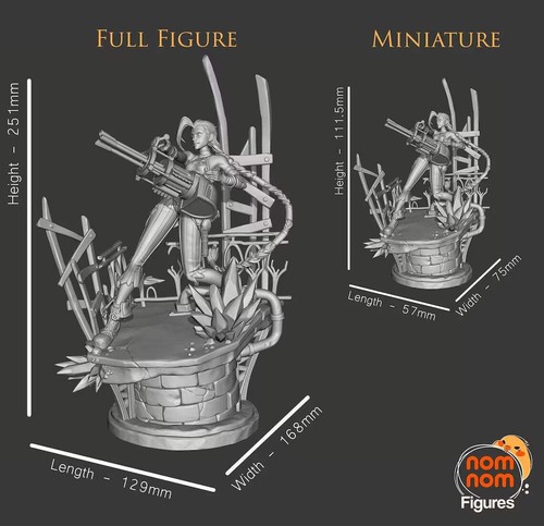 Loose Cannon | Resin Garage Kit Figure Show Video Game Fan Art | Nomnom Figures - Picture 11 of 16