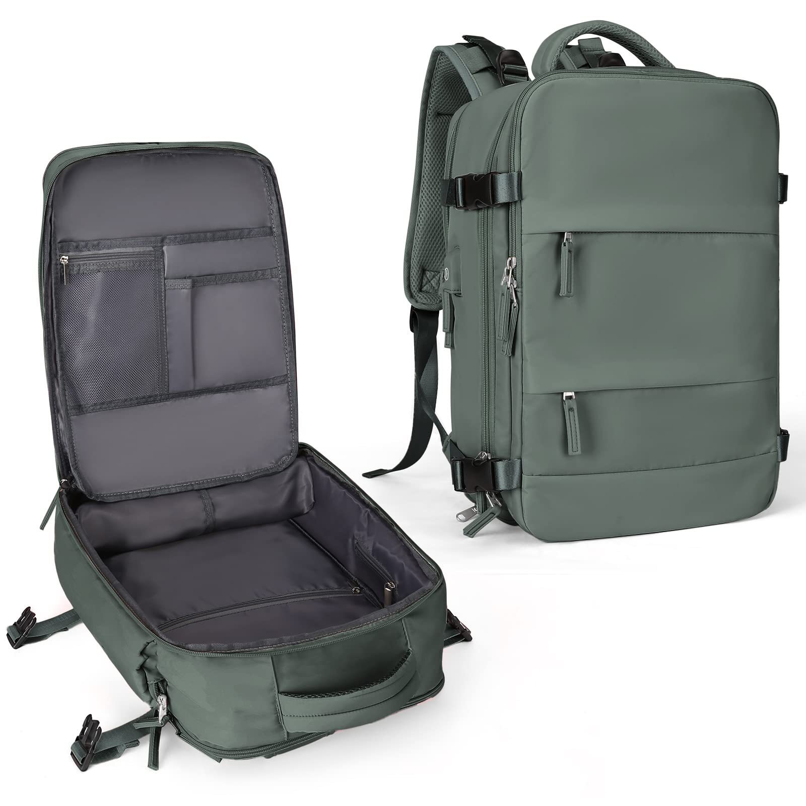 Travel Backpack for Women Personal Item Bag 31x 17x42 for Traveling on Airplane-image