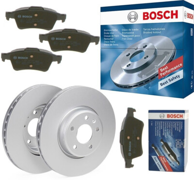 Bosch Bremsen Set HINTEN Bremsscheiben + Bremsbeläge für Jaguar S-Type XF XJ XK