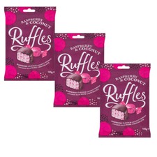 Jameson's Raspberry & Coconut Creams Covered In Dark Chocolate Ruffles Bag 135g