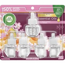 Air Wick plug in Scented Oil, 0.67oz X 5 Refills, Summer Delights, Air Freshener